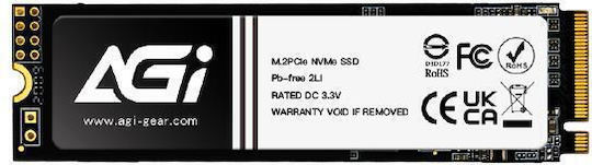 AGI AI298 SSD 2TB с връзка PCI Express 3.0 AGI2T0GIMAI298-CB