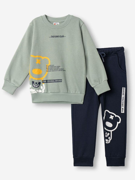 Funky Kids Sweatpants Set Mint