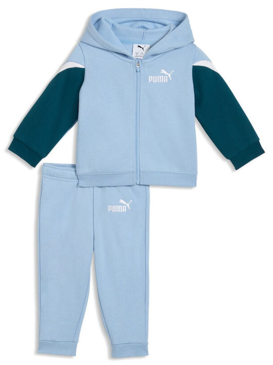 PUMA Hooded Kids Tracksuit With Jacket Block