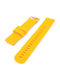 Rubber Strap Yellow 22mm