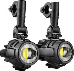 Lampa Lampa Προβολείς Ομίχλης Moto Fog-x1 12v 20w 2123lm 6000-6500k Φ76mm 4 Led Αδιάβροχοι Ip68 Καλωδίωση Βάσεις Φ24-26mm Σετ 2 Τεμ 9158.1-lm 9158.1-lm Lampa Lampa Προβολείς Ομίχλης Moto Fog-x1 12v 20w 2123lm 6000-6500k Φ76mm 4 Led Αδιάβροχοι Ip68 Καλωδίωση Βάσεις Φ24-26mm Σετ 2 Τεμ 9158.1-lm 9158.1-lm