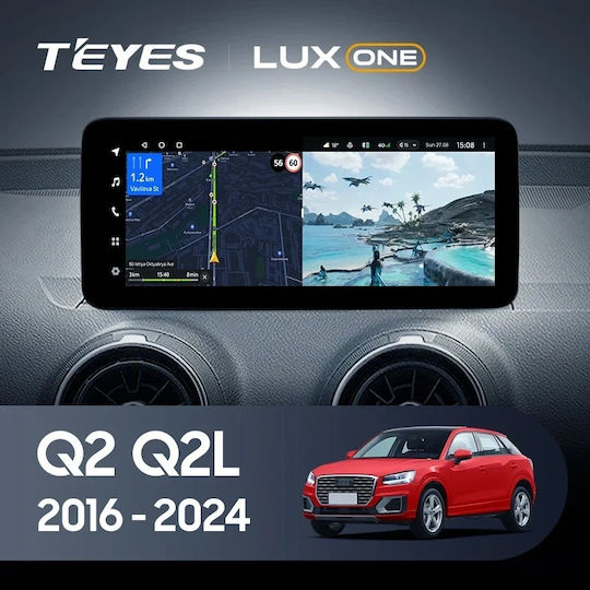 Teyes Lux One 360° Car Navigation Audi Q2 2017-2023 6+128gb 12.3" Ips Octa-core 2ghz Android 4g Bluetooth 5.1 Dsp