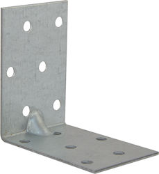 Ъглов рафт от дърво в сив цвят 60x60mm
