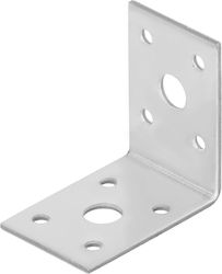 Kotarbau Eckregal Schwere Ausführung aus Inox in Grau Farbe 50x50mm