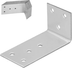 Kotarbau Eckregal Schwere Ausführung aus Inox in Grau Farbe 40x80mm 12 Stück