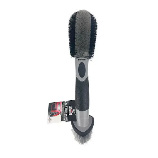 Auto-Reinigung Bürsten Felgen Feral Detailing Pro Doppelte Kopf 35cm Graue