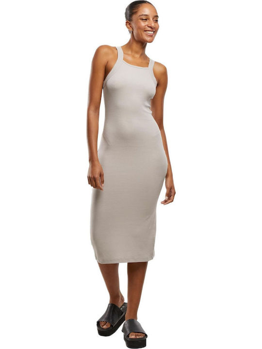 Urban Classics Summer Midi T-Shirt Dress Cloud