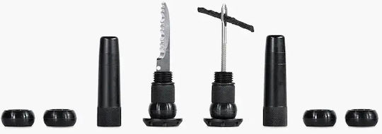 Комплект за ремонт на пробиви на гуми Muc-off Stealth Tubeless Plug Puncture Черен 20293