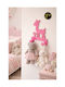 SteweHome Kids Multi Hook Metallic Polychrome Hanger 15x9x9cm