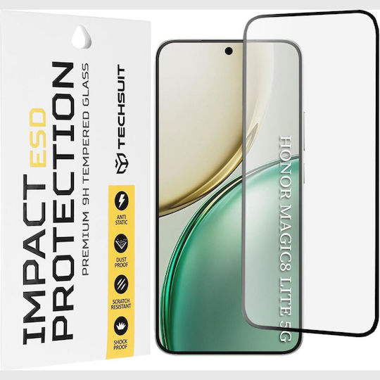 Techsuit Back Cover Tempered Glass Διάφανο (Honor Magic8 Lite)