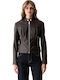 Marlene Short Women's Jacket for Winter Brown