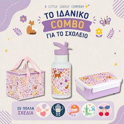 A Little Lovely Company Bento Thermos Meal Set Unicorns 350ml