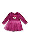 Mädchenkleid Fuchsie