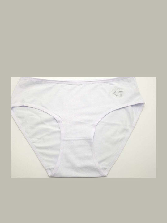 Power Flower Women's Brief White Slip
