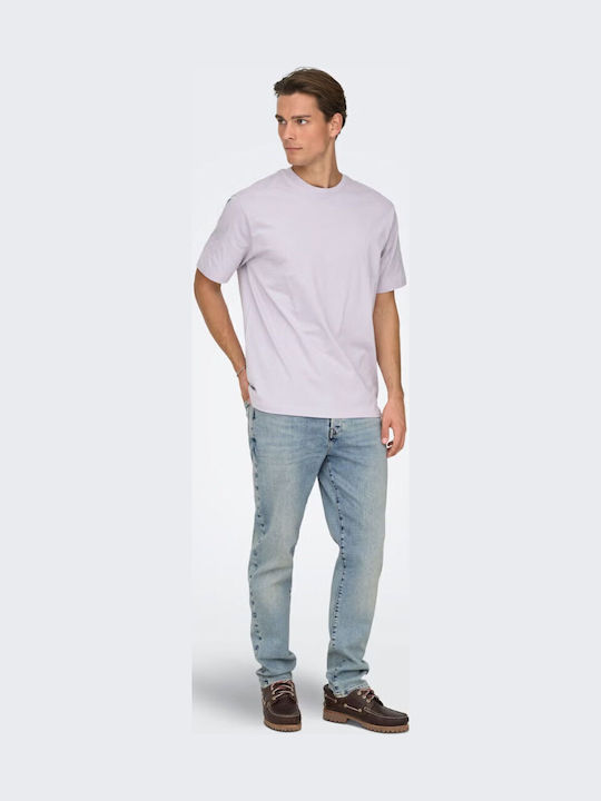 Men's Jeans Pants with Relaxed Fit Blue