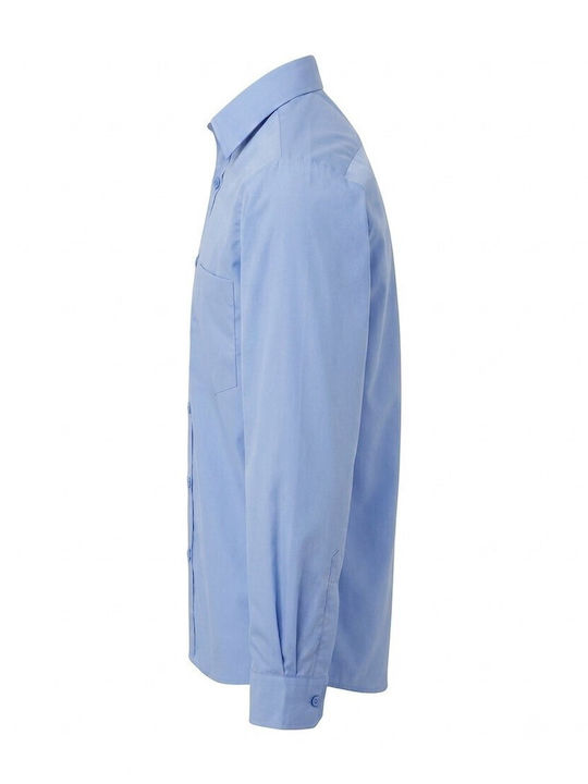 Premier Long Sleeve Shirt Mid Blue