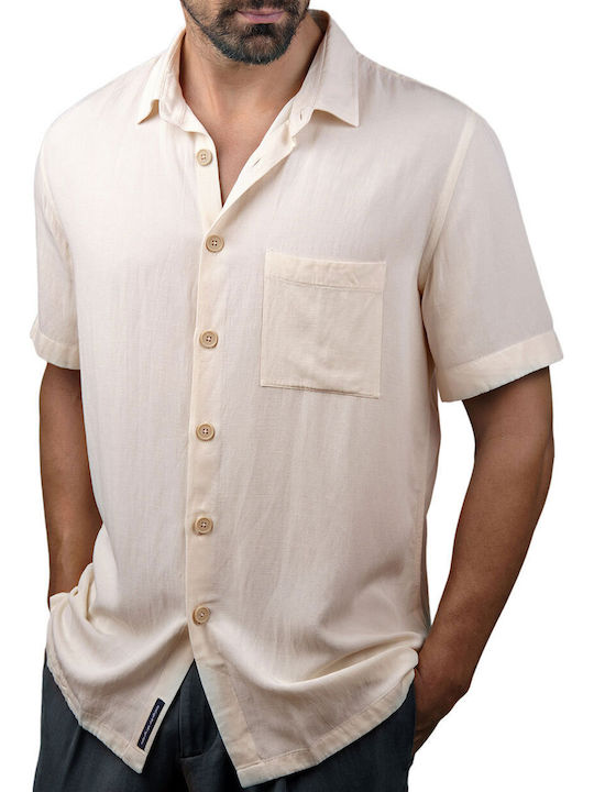 Short Sleeve Shirt Beige