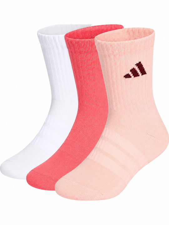 adidas Kids' Sport Crew Socks Multicolour 3 Pair