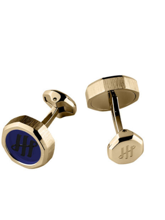 Montegrappa Маншетници от Inox в Златист Цвят