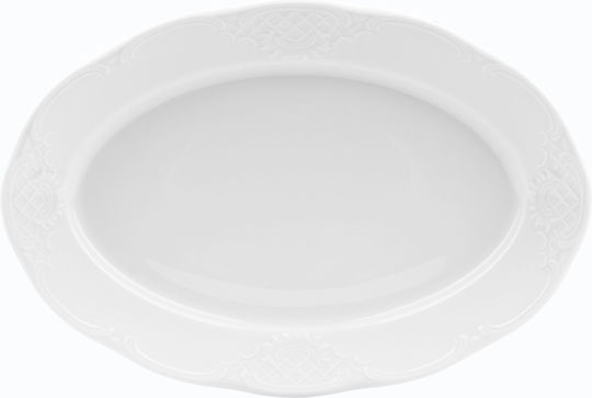 Ionia Olympia Servierplatte Untiefe Oval 28x28cm