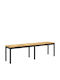 Outdoor Wooden Bench 161x35x45cm