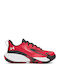 Kids Sports Shoes Basketball with Laces Red