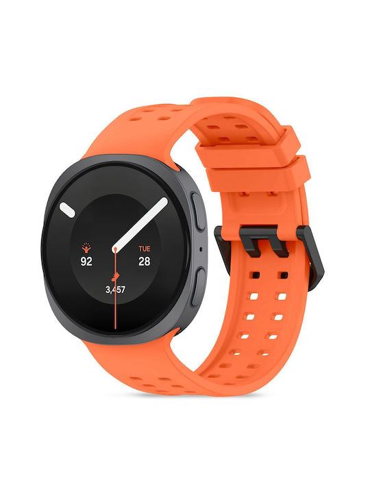 Tech-Protect Silikon Tragbare Bänder Orange Für Galaxy Watch 8 / 8 Classic / 9
