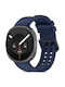 Tech-Protect Silikonarmband Marineblau Für Galaxy Watch 8 / 8 Classic / 9