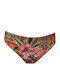 Bikini Slip Orange With Purple
