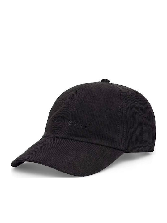 Hugo Cap Mett-co Corduroy Logo Black