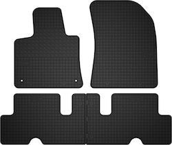 Rubber Mats Set Citroen C4 Spacetourer Minivan From 2018 To 2022 Rubber Mats Set Citroen C4 Spacetourer Minivan From 2018 To 2022