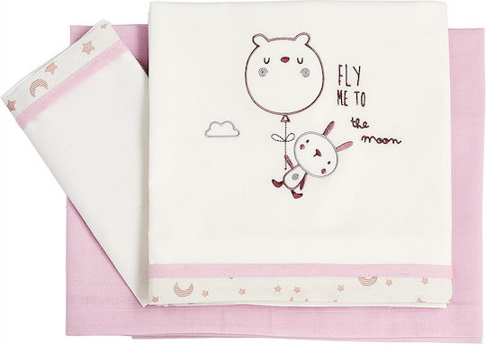 Der Baby Bettlaken Set Beiges 120x180cm