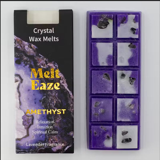 Lavendel Amethyst Kristall Wachsschmelze 50gr Ancient Wisdom