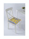 SteweHome Gartenstuhlkissen Grau Und Creme 40x40cm