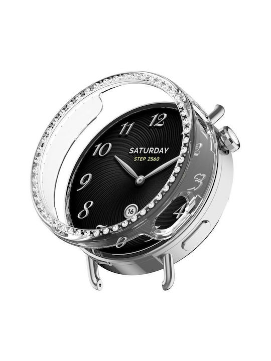 Carcasă protectoare din plastic în culoare transparentă pentru Xiaomi Watch S4