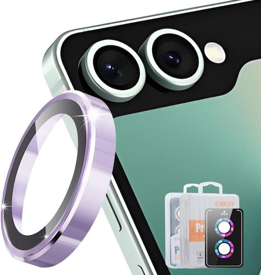 Enkay Camera Protection Tempered Glass Purple for Samsung Galaxy Z Flip8 5g