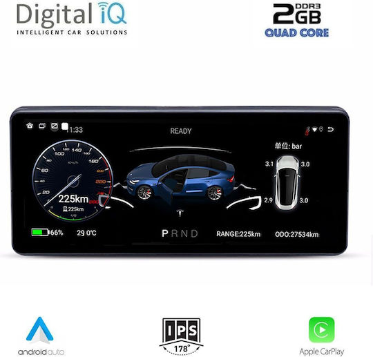 Digital Iq Dash T009_cpa 9inc Dashboard Instrument Panel Oem Tesla 3 & Y