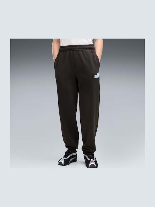Детски Долнище На Анцуг Черно Essentials Logo