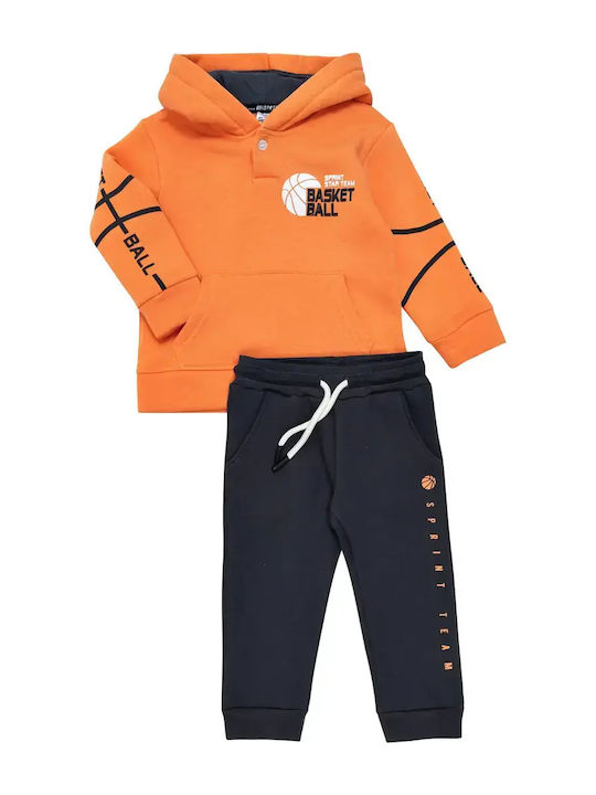 Sprint Kids Sweatpants Set Orange