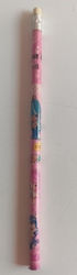 Pink Girl Pencil With An Eraser