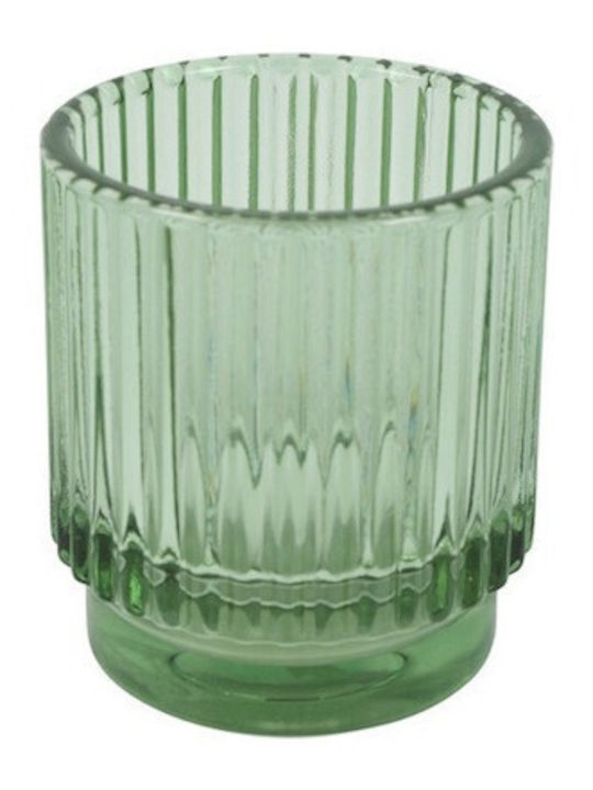 Atmosphera Kerzenhalter Glas in Grünem Farbe 7x8cm