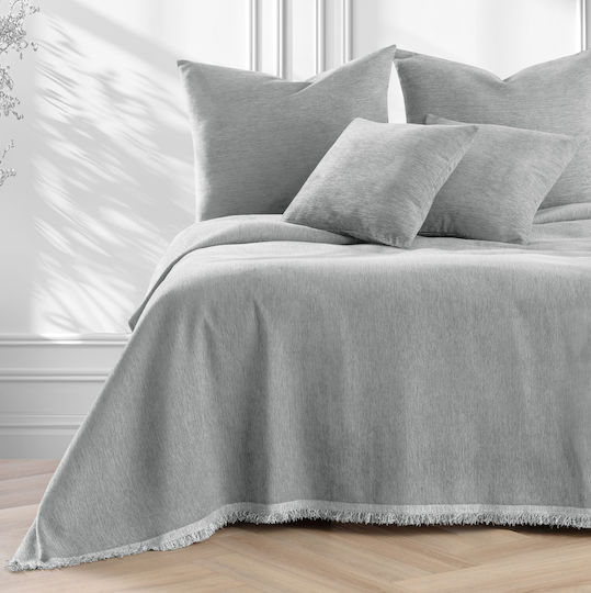 Filumi Μονή 170x210cm Ανοιχτο Γκρι