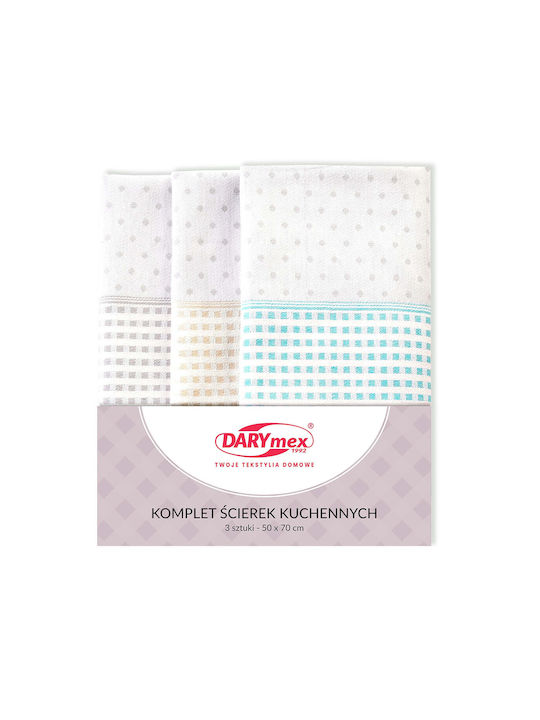 Darymex Darymex Küchenhandtuch aus 100% Baumwolle 50x70cm 3 Stück