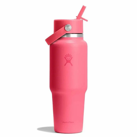 Hydro Flask Термос Бутилка 946ml 32 Oz с Сламка