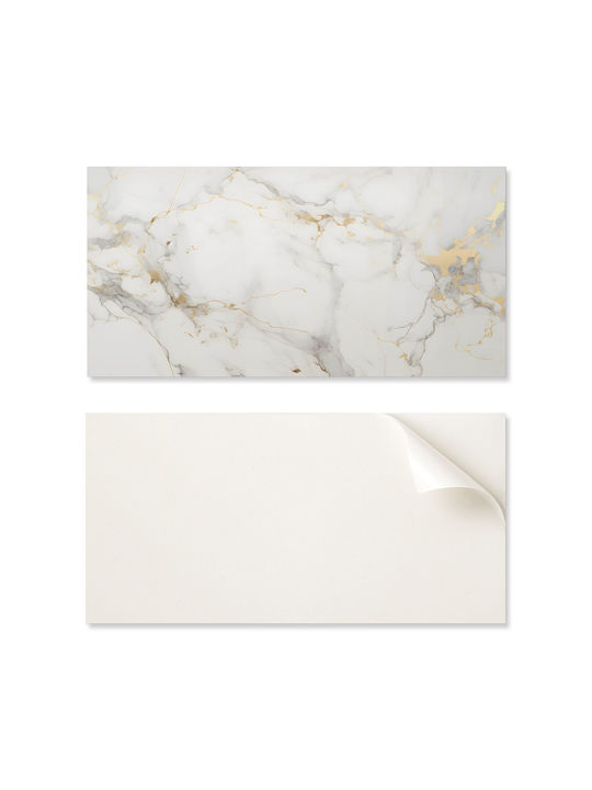 Autocolant De Podea Din Vinil Imprimat 120x60 Cm Elegant Model Marmură