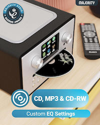 Majority 1000002805 Schwarzes Radio-CD-Spieler