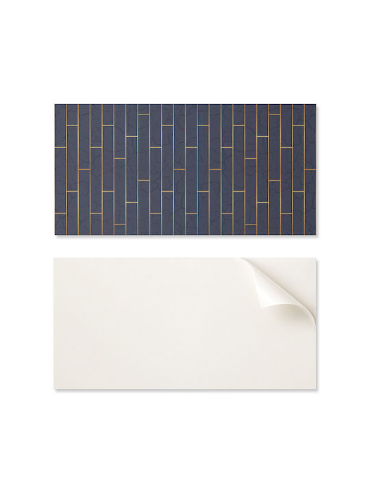 Wandsticker & Wandgemälde Dekoratives Paneel Schnelle Wandverwandlung Textur Ziegel 100x50 cm
