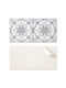 Wandsticker Boden Vinyldruck 120x60 cm Blumenmuster Fliesendesign