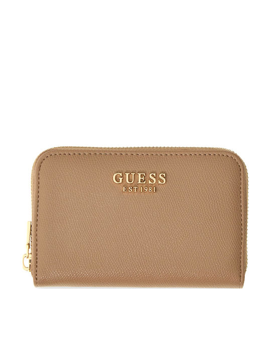 Guess Amorette Малък дамски портфейл Бежов