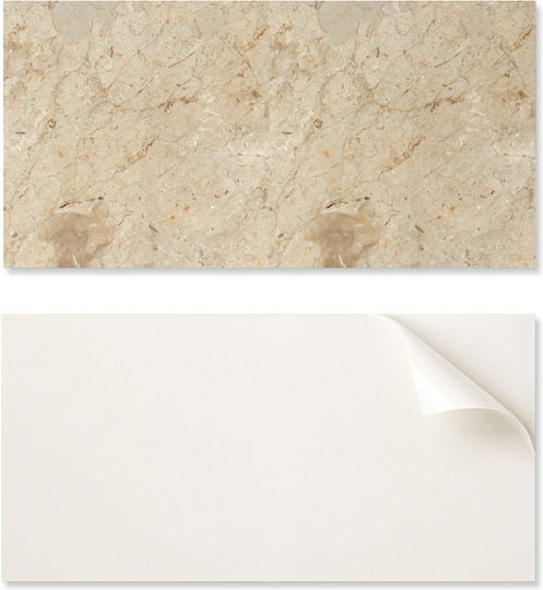 Vinyl Panel Sticker Print Living Room 100x50 Natural Stone Design